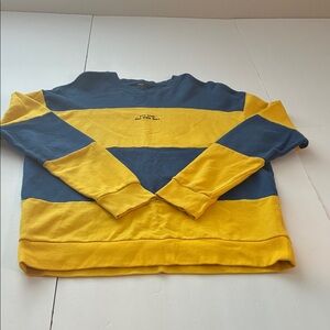 You Wish You Were Here Forever 21 Men's Crewneck Sweatshirt in Yellow and Blue